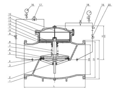 200X活塞式大口徑減壓穩(wěn)壓閥使用說明書