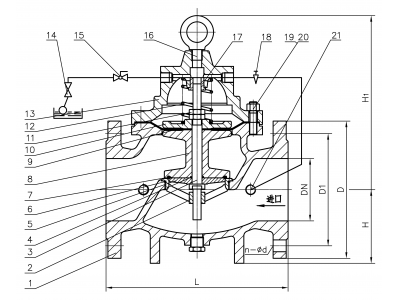 100X水池液位控制閥，遙控浮球閥使用說